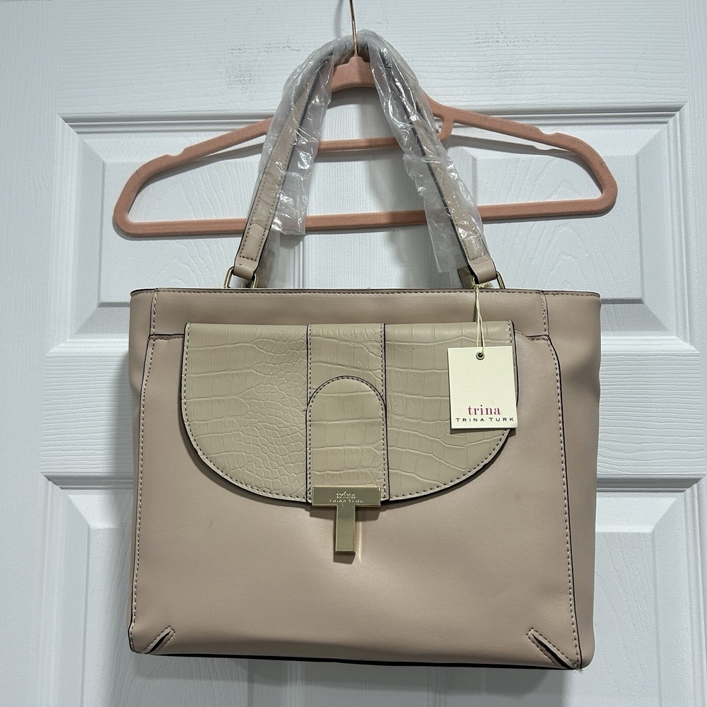 Trina Turk Handbag Purse Satchel In Cashmere NWT‎ Read**